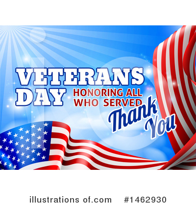 Veterans Day Clipart #1462930 by AtStockIllustration