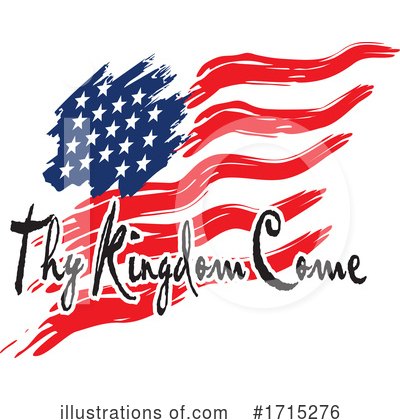 American Flag Clipart #1715276 by Johnny Sajem