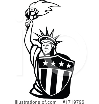 Lady Liberty Clipart #1719796 by patrimonio