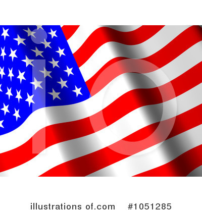 American Flag Clipart #1051285 by ShazamImages
