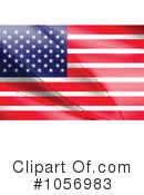 American Flag Clipart #1056983 by Andrei Marincas