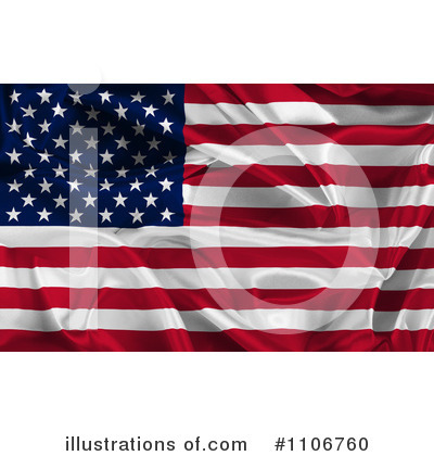 American Flags Clipart #1106760 by KJ Pargeter