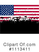 American Flag Clipart #1113411 by KJ Pargeter