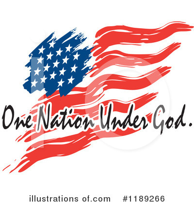 American Flag Clipart #1189266 by Johnny Sajem