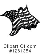 American Flag Clipart #1261354 by Chromaco
