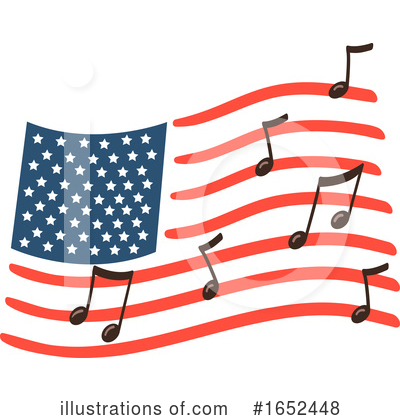 Royalty-Free (RF) American Flag Clipart Illustration by BNP Design Studio - Stock Sample #1652448