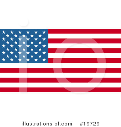 Royalty-Free (RF) American Flag Clipart Illustration by AtStockIllustration - Stock Sample #19729