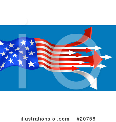 Royalty-Free (RF) American Flag Clipart Illustration by AtStockIllustration - Stock Sample #20758