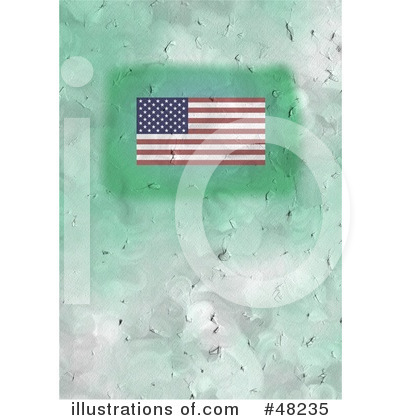 Royalty-Free (RF) American Flag Clipart Illustration by Prawny - Stock Sample #48235