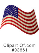 American Flag Clipart #93661 by michaeltravers