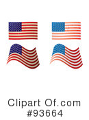 American Flag Clipart #93664 by michaeltravers