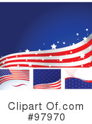 American Flag Clipart #97970 by Pushkin