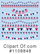 American Flags Clipart #1108848 by KJ Pargeter