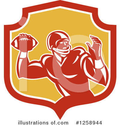American Football Clipart #1258944 by patrimonio