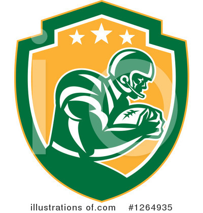 American Football Clipart #1264935 by patrimonio