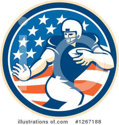 American Football Clipart #1267188 by patrimonio