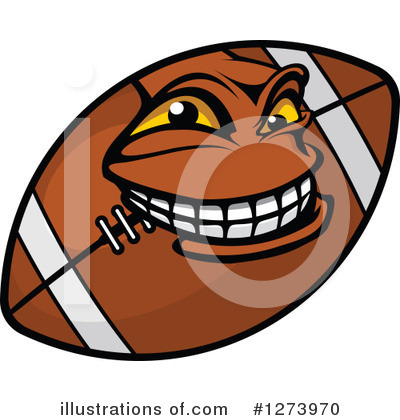 Footballs Clipart #1273970 by Vector Tradition SM