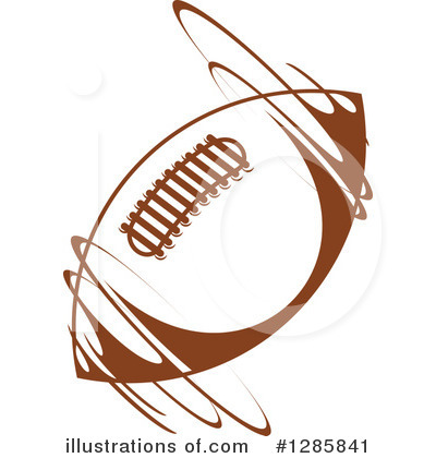Footballs Clipart #1285841 by Vector Tradition SM