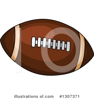 Footballs Clipart #1307371 by Vector Tradition SM