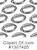 American Football Clipart #1307425 by Vector Tradition SM