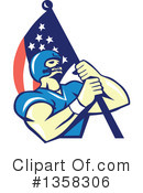 American Football Clipart #1358306 by patrimonio