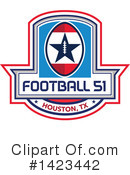 American Football Clipart #1423442 by patrimonio