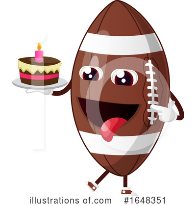 Royalty-Free (RF) American Football Clipart Illustration by Morphart Creations - Stock Sample #1648351
