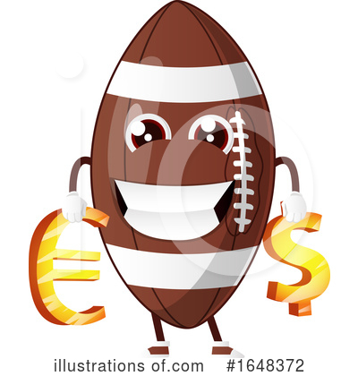 Royalty-Free (RF) American Football Clipart Illustration by Morphart Creations - Stock Sample #1648372