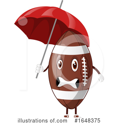 Royalty-Free (RF) American Football Clipart Illustration by Morphart Creations - Stock Sample #1648375