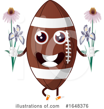 Royalty-Free (RF) American Football Clipart Illustration by Morphart Creations - Stock Sample #1648376