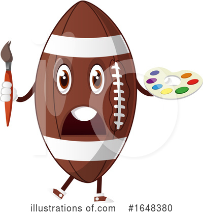 Royalty-Free (RF) American Football Clipart Illustration by Morphart Creations - Stock Sample #1648380