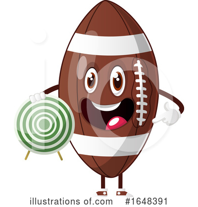 Royalty-Free (RF) American Football Clipart Illustration by Morphart Creations - Stock Sample #1648391