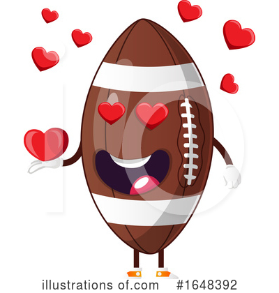 Royalty-Free (RF) American Football Clipart Illustration by Morphart Creations - Stock Sample #1648392