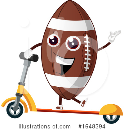 Royalty-Free (RF) American Football Clipart Illustration by Morphart Creations - Stock Sample #1648394