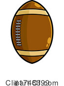 American Football Clipart #1748399 by Hit Toon