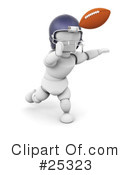 American Football Clipart #25323 by KJ Pargeter