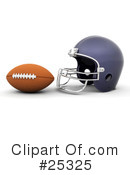 American Football Clipart #25325 by KJ Pargeter