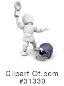 American Football Clipart #31330 by KJ Pargeter
