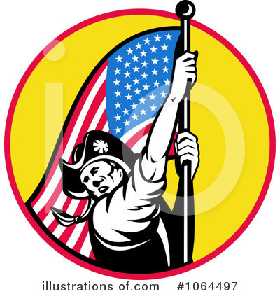 Royalty-Free (RF) American Revolution Clipart Illustration by patrimonio - Stock Sample #1064497