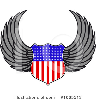 Winged Shield Clipart #1065513 by Vector Tradition SM