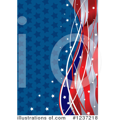 American Flag Clipart #1237218 by Pushkin
