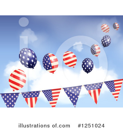 Party Balloons Clipart #1251024 by elaineitalia
