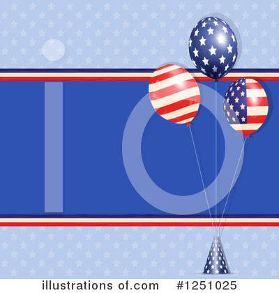 American Flag Clipart #1251025 by elaineitalia