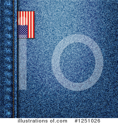 American Flag Clipart #1251026 by elaineitalia