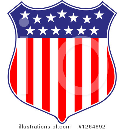 American Shield Clipart #1264692 by Vector Tradition SM