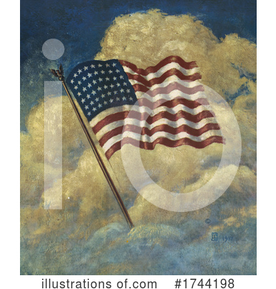 Royalty-Free (RF) Americana Clipart Illustration by JVPD - Stock Sample #1744198