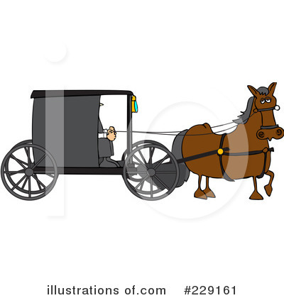 Royalty-Free (RF) Amish Clipart Illustration by djart - Stock Sample #229161