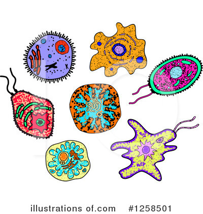 Royalty-Free (RF) Amoeba Clipart Illustration by Vector Tradition SM - Stock Sample #1258501