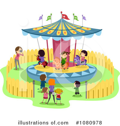Royalty-Free (RF) Amusement Park Clipart Illustration by BNP Design Studio - Stock Sample #1080978