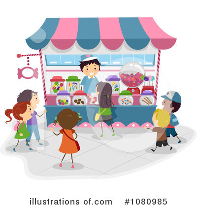 Royalty-Free (RF) Amusement Park Clipart Illustration by BNP Design Studio - Stock Sample #1080985